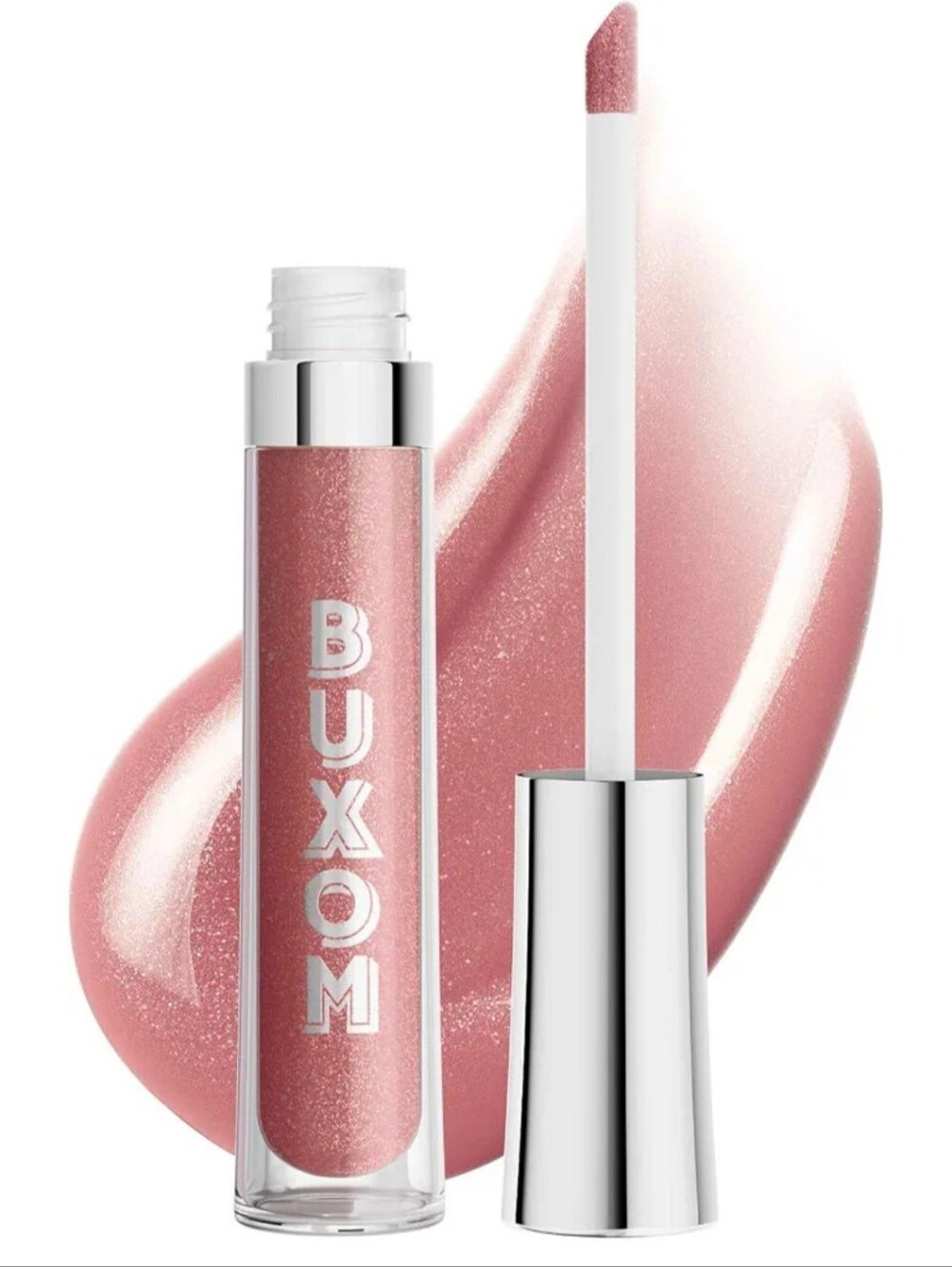 BUXOM Full-On Plumping Lip Polish Gloss Sugar - Pinky nude beige BNIB